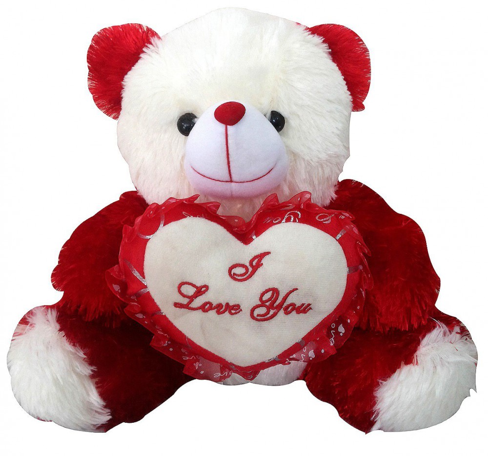 I Love You Teddy With Heart And Love Greeting Cards For Girlfriend ...