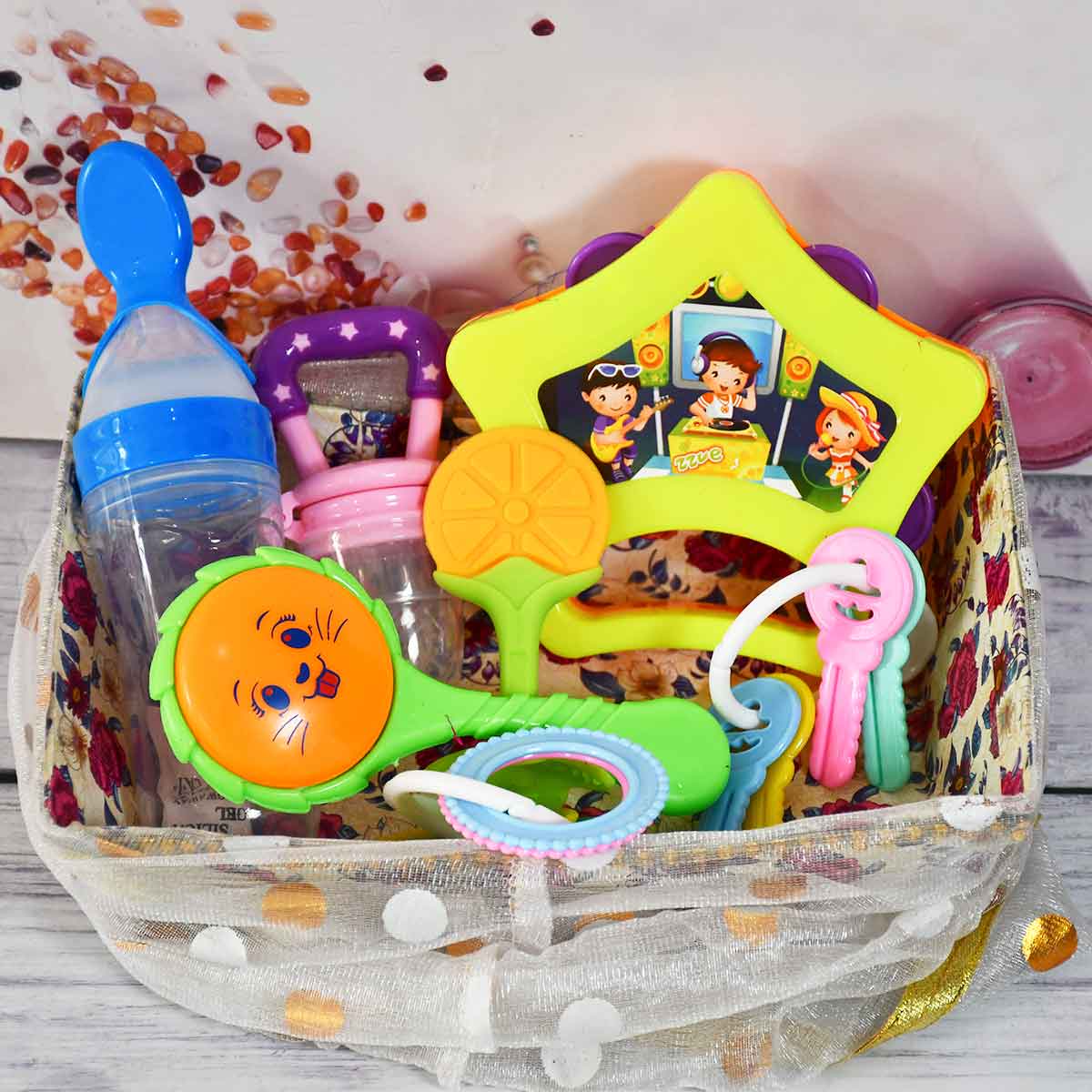 Baby Shower, Welcome Baby Gift Basket -   Cute baby shower gifts,  Newborn gift basket, Baby gift basket