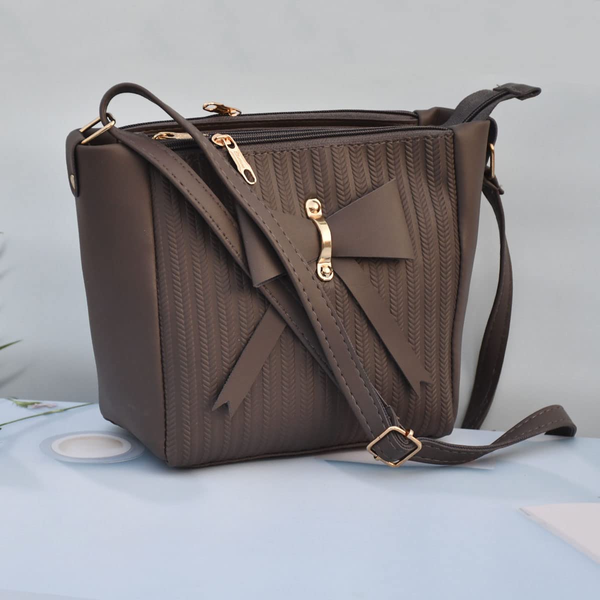 Buy AL JAZEERA Women Brown Shoulder Bag Brown 3 Online @ Best Price in  India | Flipkart.com