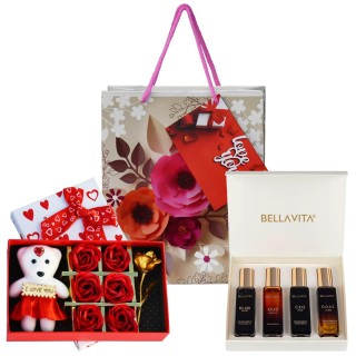 Gift for Boyfriend and Husband - Bella Vita Perfume with Love Gift Box and Carry Bag