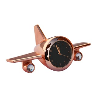 Airplane Clock Showpiece for Study Table and Office Desk