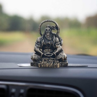 Sitting Hanuman Ji Statue for Car Dashboard