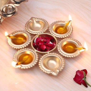 Decorative Urli Bowl for Diwali Decoration, Home Pooja, Home Decor