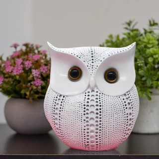 Owl Statue for Home Decor - Good Luck Showpiece Gift