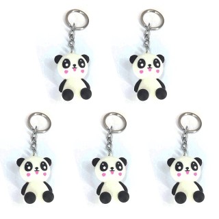 Panda Keychain for Girls and Kids Party Favours (Pack of 5)