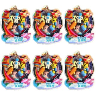 Space Theme Eraser Set for Birthday and Kanjak Return Gifts (Pack of 6)